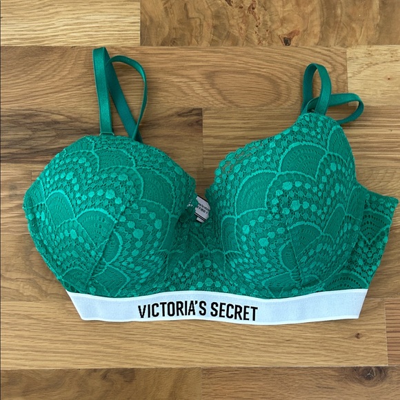 Victoria's Secret Other - NWT Victoria's Secret Teal Lace Bra size 34C